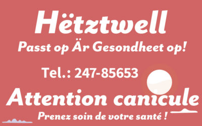 Hëtztwell – Canicule