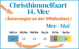 Christi Himmelfaart - Offallkollekt