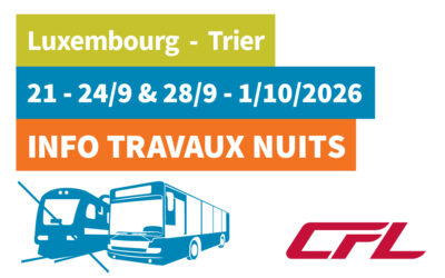 CFL Travaux de nuit