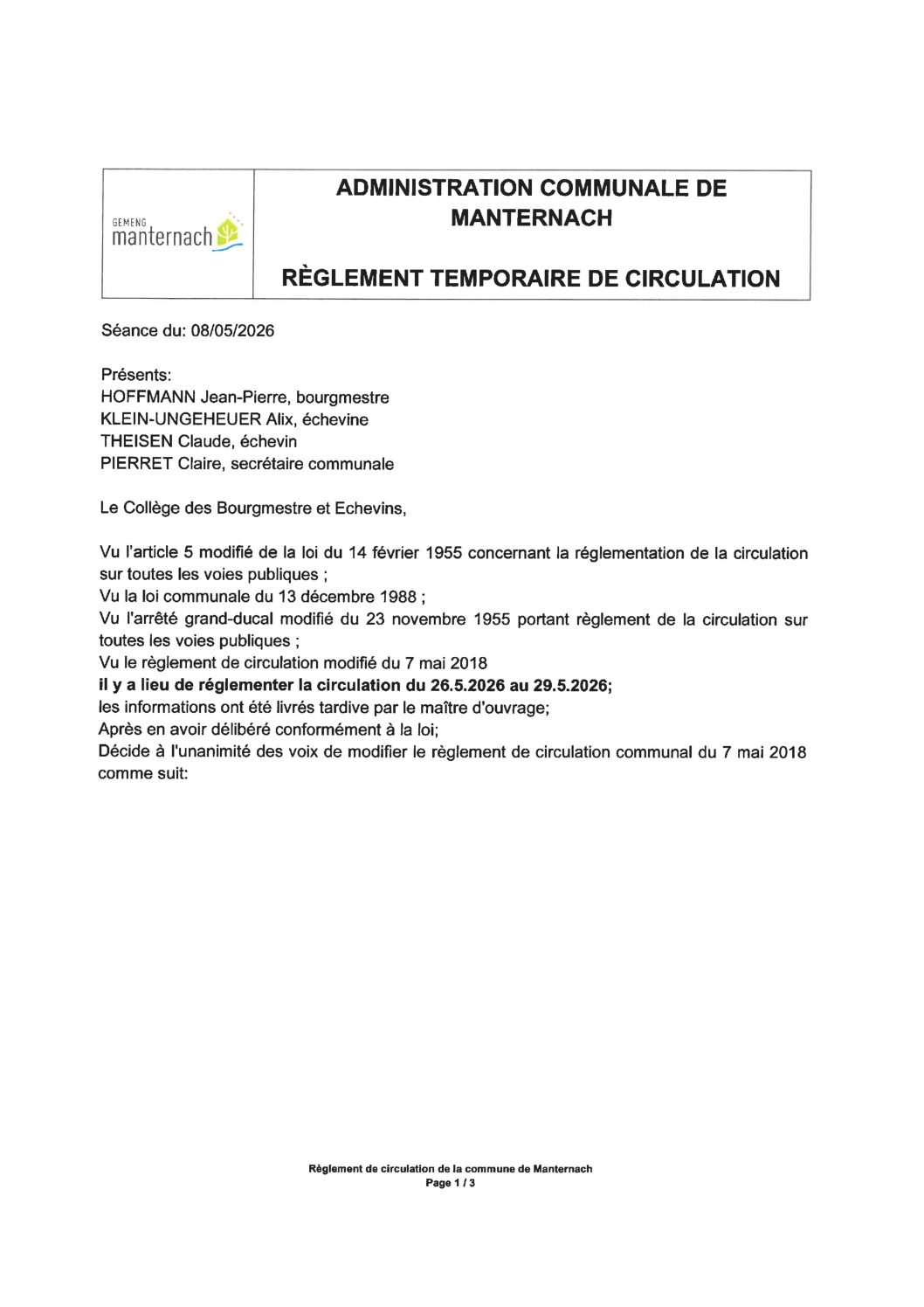 Reglement de Circulation 2026-25_MU_GRO