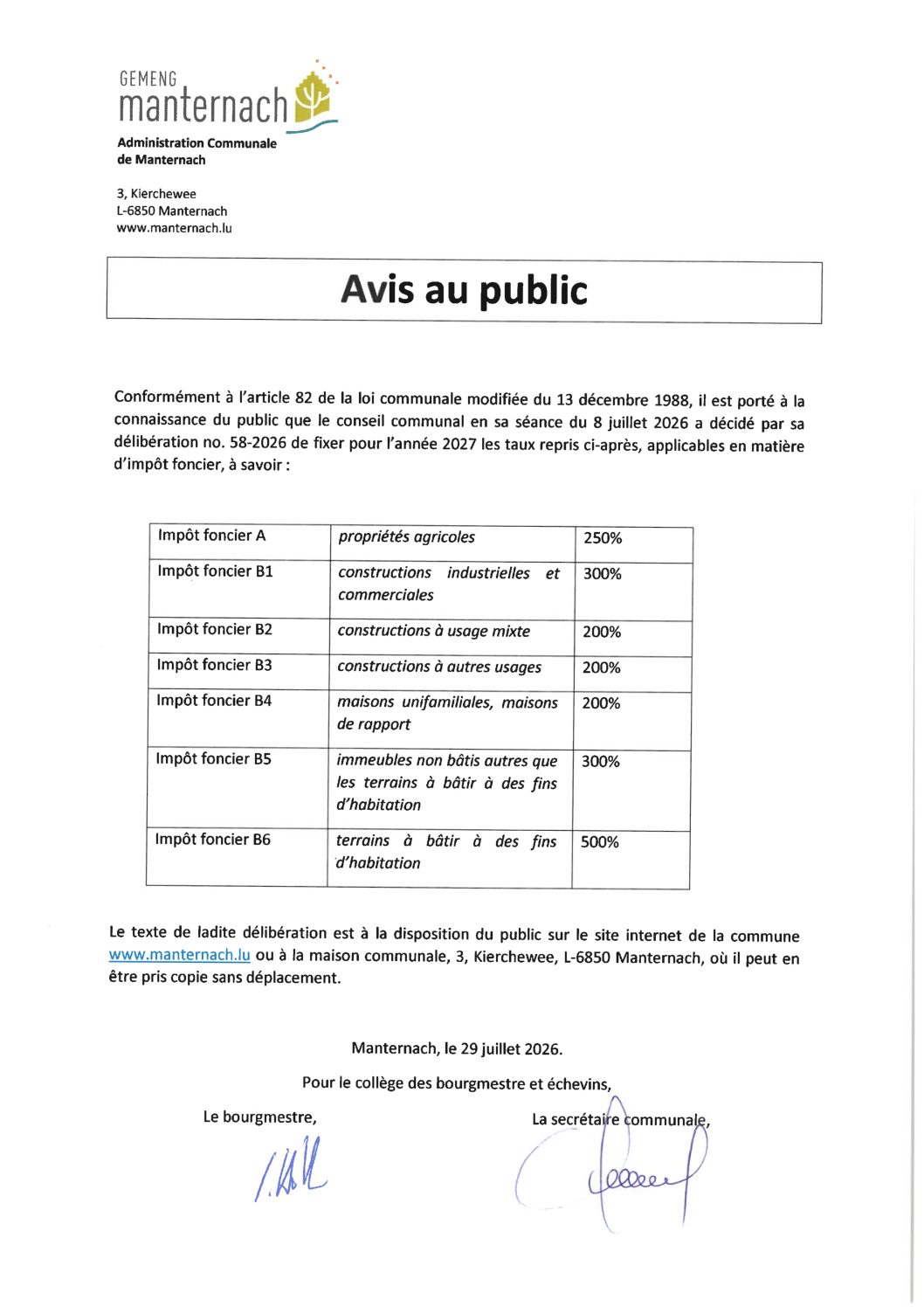 2026.07.29_avis au public_Fixation taux multiplicateurs IFC_signé