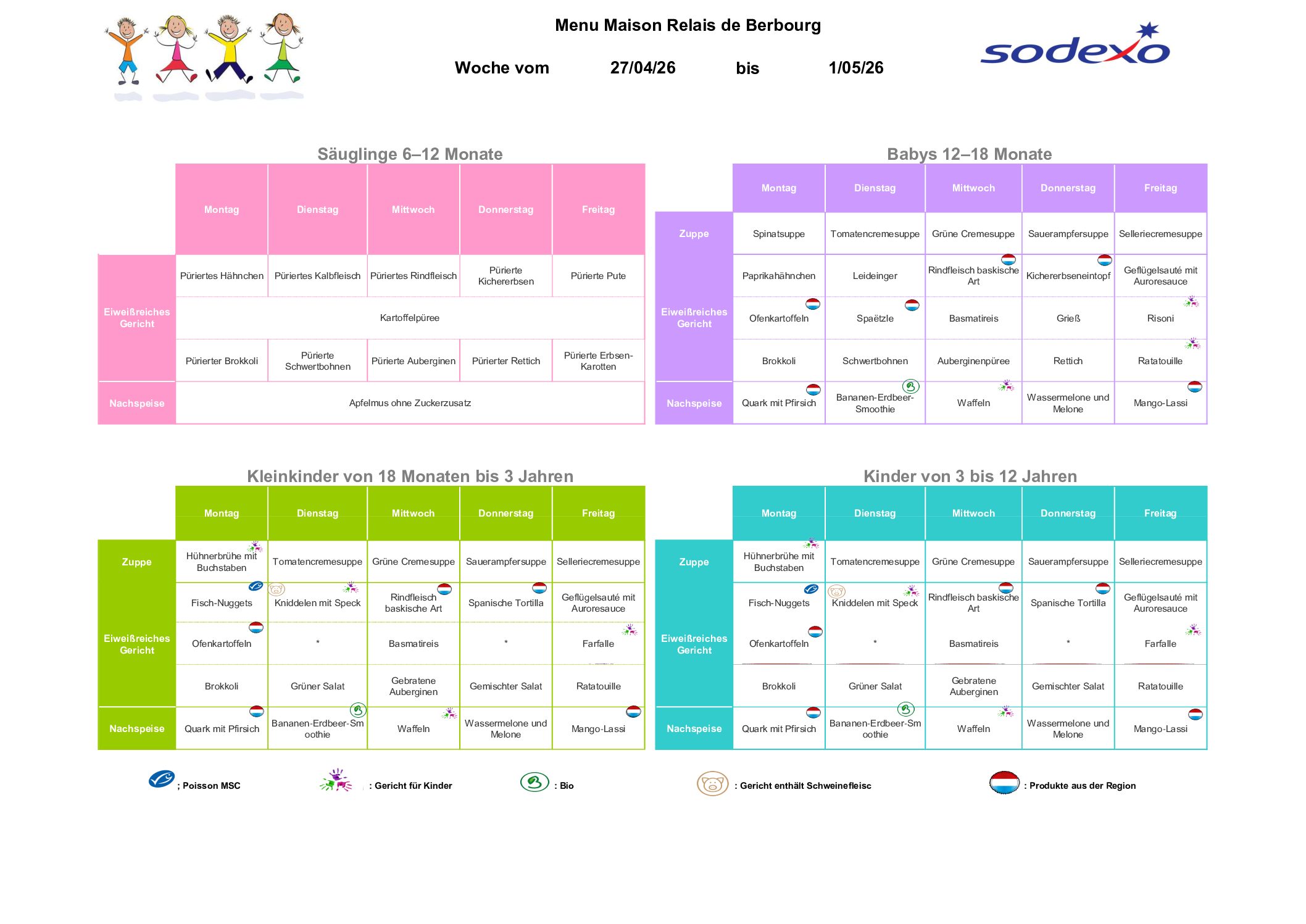 Menu semaine 2026.18 27.04-01.05.2026
