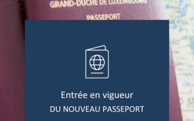 Neie lëtzebuergesche Pass – Nouveau passeport