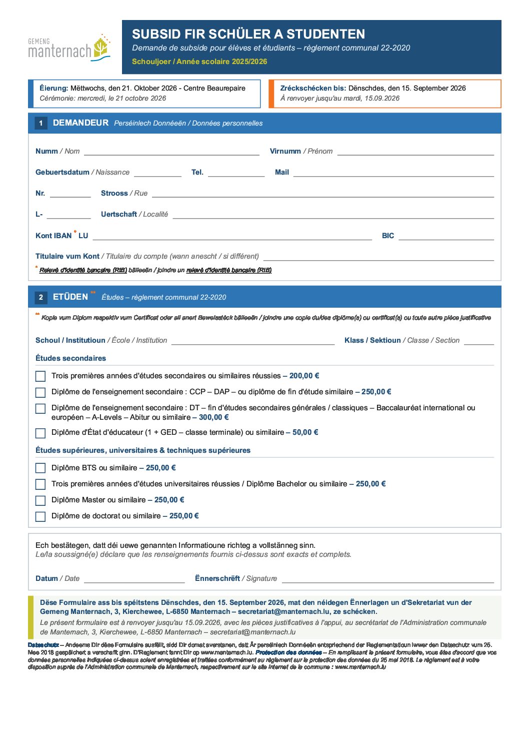 2026 - Formulaire_Schueler-Studenten_2026_FORM subside etudiant etudiants eleves