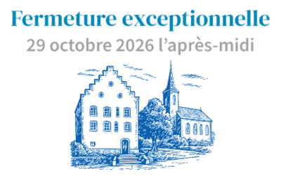 Fermeture exceptionnelle 29.10.2026